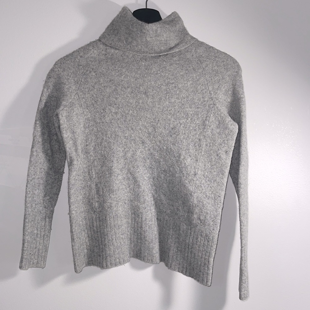 grey turtleneck